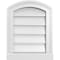 Ekena Millwork Arch Top Surface Mount PVC Gable Vent: Functional, w/ 2"W x 2"P Brickmould Sill Frame, 14"W x 18"H GVPAR14X1803SF - alternate 1